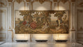 French tapestry courtly party artistic style (Fête Galante)