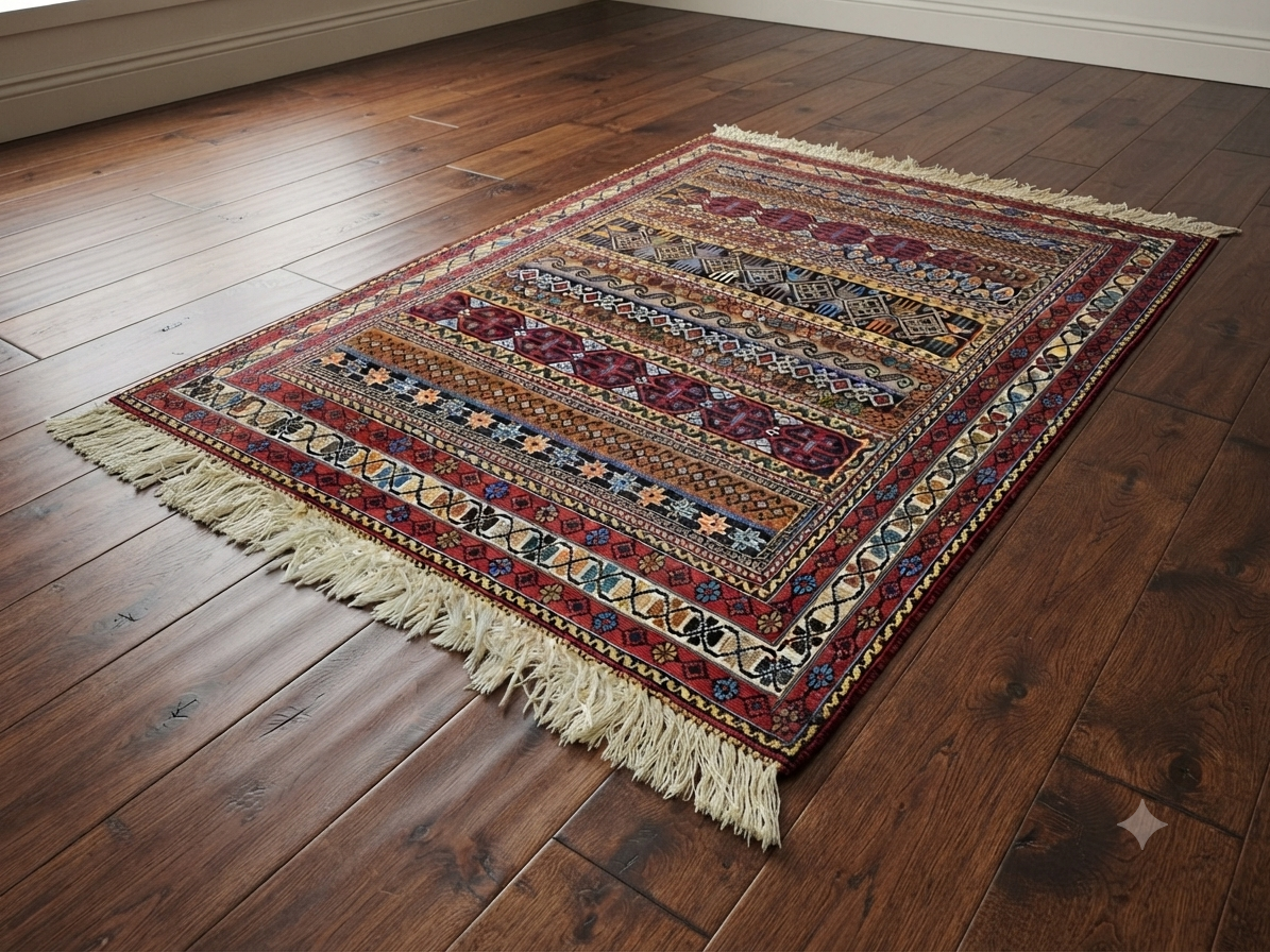 Beautiful tribal handmade Iranian kilim Rug
