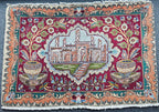 Beautiful handmade Perspolis pictorial Persian wall Rug made in Iran