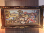 Italian needlepoint "Sheppard's Daughter" La Figlia del Pastore